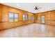Bright Gathering room with wood walls and tiled floors at 2510 Burton Estates Ln, Lincolnton, NC 28092