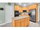 Kitchen boasts granite countertops and an island at 3613 Savannah Way, Monroe, NC 28110