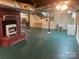 Unfinished basement with a fireplace and plenty of storage space at 936 N 5Th St, Albemarle, NC 28001
