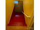 Basement stairs with red painted steps at 936 N 5Th St, Albemarle, NC 28001