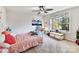 Cozy bedroom with a window and a desk at 250 Kenway Loop, Mooresville, NC 28117