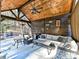 Covered patio with seating area and outdoor heaters at 250 Kenway Loop, Mooresville, NC 28117