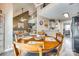 Bright dining area with a round table and view to living room at 4136 Shasta Cir, Clover, SC 29710