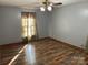 Spacious bedroom with wood-look flooring at 213 Wood Duck Ct, Gastonia, NC 28056