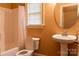 Full bathroom with shower/tub combo and vanity at 4518 Burrenfort Dr, Denver, NC 28037