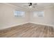 Bedroom with wood-look floors and ceiling fan at 155 Mcadam Ln, Mooresville, NC 28117