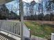 Spacious backyard with a view of the surrounding woods, perfect for outdoor activities at 38899 Dalton Ln, Albemarle, NC 28001