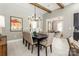 Elegant dining room showcasing a dark wood table and stylish decor at 5089 Valita Rd, York, SC 29745