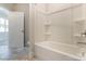 Bathroom with a shower/tub combo and tile flooring at 3237 Mcharney Dr # 29, Harrisburg, NC 28075