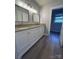 Double vanity bathroom with granite countertops at 1364 5Th Street Nw Cir, Hickory, NC 28601