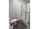 Clean bathroom with a shower/tub combo at 1364 5Th Street Nw Cir, Hickory, NC 28601