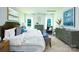 Spacious bedroom with large windows and plush bedding at 1373 6Th Ne St, Hickory, NC 28601