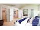 Primary bedroom with access to a walk-in closet and ensuite bathroom at 1373 6Th Ne St, Hickory, NC 28601