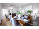 Spacious dining area with hardwood floors and modern decor at 1373 6Th Ne St, Hickory, NC 28601