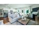 Open kitchen with stainless steel appliances and island at 1373 6Th Ne St, Hickory, NC 28601
