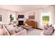 Cozy living room with fireplace and ample natural light at 1373 6Th Ne St, Hickory, NC 28601