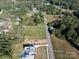 Aerial view showing the location of 19227 Shearer Road lot with surrounding homes and road at 19227 Shearer Rd, Davidson, NC 28036