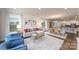 Open concept living and dining area with kitchen views at 4360 Bronze Blvd, Sherrills Ford, NC 28673