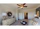 Bright bedroom with large windows and access to a bathroom and closet at 8020 Plymouth Dr, Sherrills Ford, NC 28673
