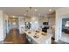 Modern kitchen with stainless steel appliances and an island with seating at 8020 Plymouth Dr, Sherrills Ford, NC 28673