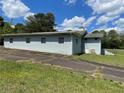 Back of the blue church building, showing additional parking at 3391 Briarwood Dr, Maiden, NC 28650