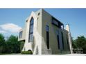 Modern home exterior with stone and wood siding at 719 Charles Ave, Charlotte, NC 28205