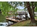 Lakefront property with a spacious two-level dock at 165 Clearview Point Dr, Mount Gilead, NC 27306