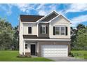 Two story house with brick and beige exterior at 1205 Red River Dr, Salisbury, NC 28144