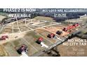 Aerial view showing available lots; 1+ acre at 00 Wilson Ct # 13, Lincolnton, NC 28092