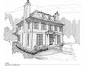 Architectural rendering of a two-story home with traditional design at 1969 Maryland Ave, Charlotte, NC 28209