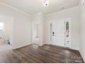 Light and airy entryway with hardwood floors at 1005 Piper Meadows Dr # 1, Waxhaw, NC 28173