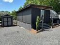 RV with covered patio and landscaping; includes a shed at 150 Marina Dr, New London, NC 28127