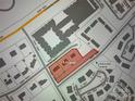 Plot map showing a 1.97-acre lot available at 9408 Sandburg Ave, Charlotte, NC 28213