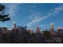 Evening view of the city skyline from a distance at 1513 Waverly Ave, Charlotte, NC 28203