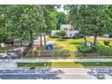 Aerial view of house, playground, and surrounding area at 5901 Statesville Rd, Charlotte, NC 28269