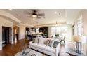 Open floor plan with kitchen, dining, and living areas at 132 Alenda Lux Cir # 7, Mooresville, NC 28115