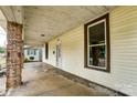 Spacious front porch with brick columns and railing at 430 Dave Lyle Blvd, Rock Hill, SC 29730