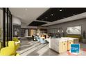 Relaxing common area with fireplace, comfortable seating, and kitchen at 9901 Benfield Rd # 501, Charlotte, NC 28269