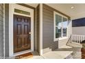 Modern front door with sidelight windows at 1759 Post Ct # 514, Gastonia, NC 28054