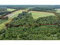 Aerial view of large property with defined borders at 12136 Renee Ford Rd, Stanfield, NC 28163