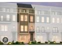 Modern three-story townhome with a front porch at 12119 Brooklyn Ave, Charlotte, NC 28204