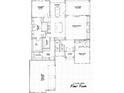 First floor plan showcasing spacious great room, dining area, and two-car garage at 1219 Royal Prince Ct # 3, Charlotte, NC 28211