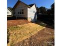 New house under construction, rear elevation view at 309 Riley Ct, Gastonia, NC 28052