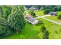 Home's back and side yard shown from above at 2497 Carriage Ln, Lincolnton, NC 28092