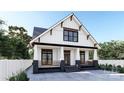 Two-story craftsman style home with detached garage at 214 Seldon Dr, Charlotte, NC 28216