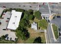 Aerial view of house and surrounding area at 110 Sims Pkwy, Harrisburg, NC 28075