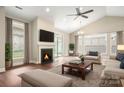 Spacious living room with fireplace and lots of natural light at 829 C Wynnshire Dr # 57, Hickory, NC 28601