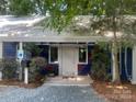 Front entrance with blue tile, covered porch, and mailbox at 1346 Hill Rd, Charlotte, NC 28210