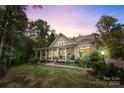 Two story home with large front porch at sunset at 534 Coman Ln, Kings Mountain, NC 28086