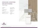 Tempo III package selections showcasing kitchen and flooring options at 213 E Warfield Dr, Mooresville, NC 28115
